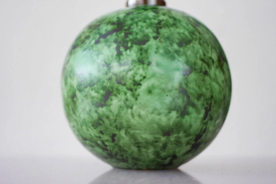 Image 1 of Scandinavian Art Deco table lamp in ceramic by Erik Mornils for Nittsjö, 1930s