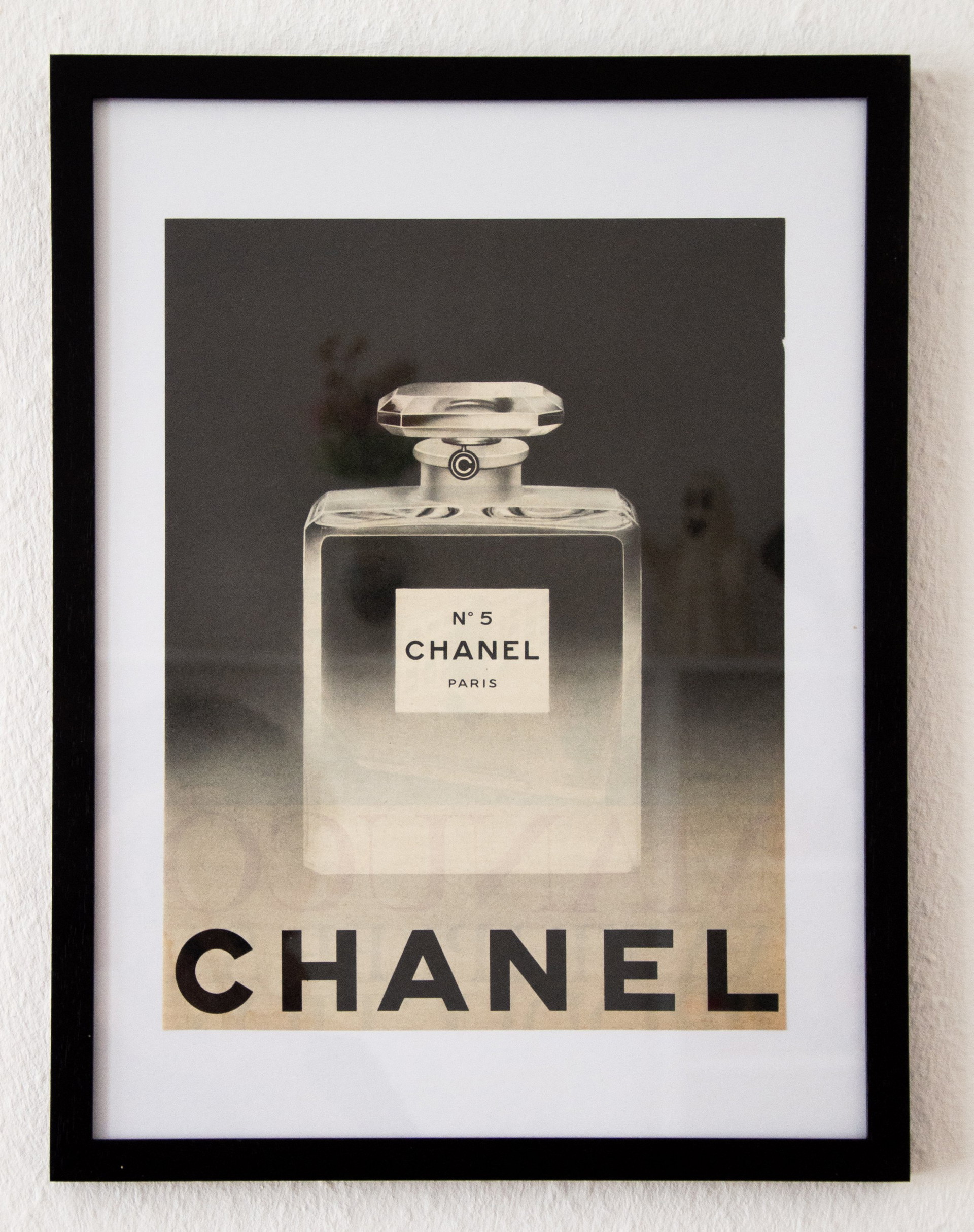 Original Vintage Chanel No. 5 Advertisement Poster 1964