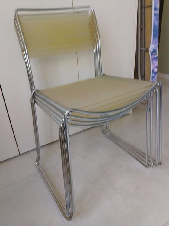 Image 1 of Suite de 4 chaises Giandomenico Belotti