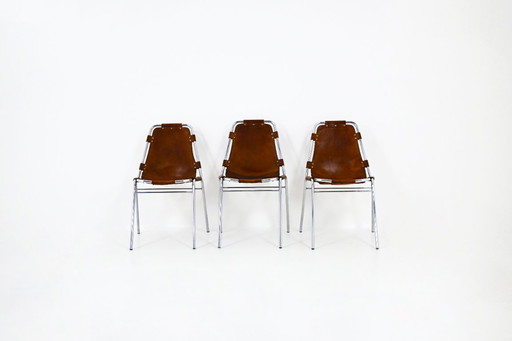 Les Arcs Stühle von Charlotte Perriand, 1960er Jahre, 3er-Set