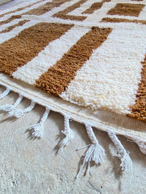 Image 1 of Auténtica alfombra marroquí tejida a mano, hecha por encargo, tamaño 1,5/2,5 m