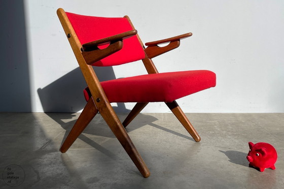 Image 1 of Poltrona classica vintage danese di Arne Hovmand Olsen in OAK, anni '60
