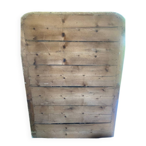 Espejo de chimenea de madera dorada con frontón, altura 142 – Wood (photo 10 of 11)