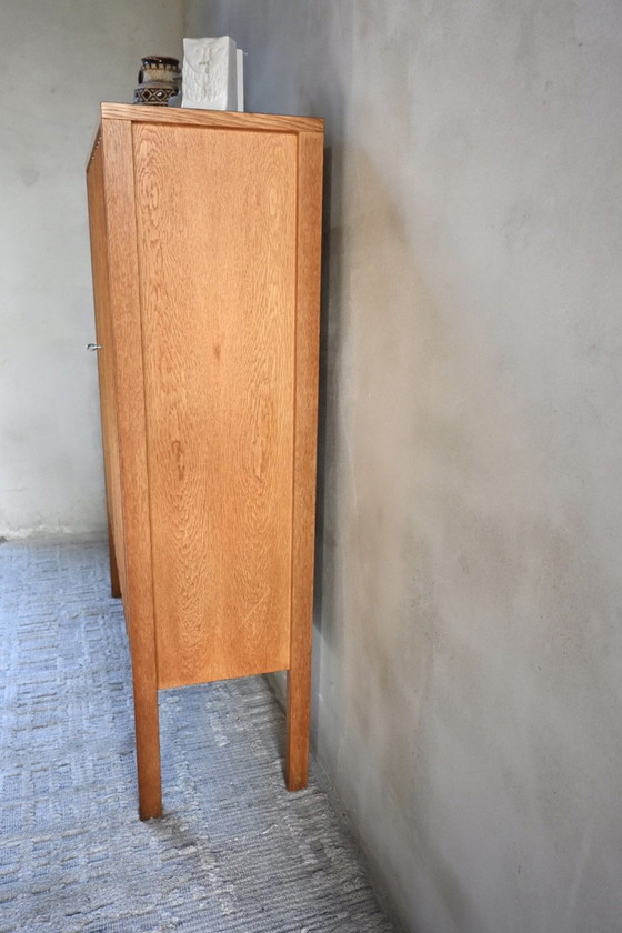 Credenza alta vintage (Leo Bub, Bub Wertmöbel) Mid-Century, Credenze alte, Legno, Marrone (foto 6 di 13)