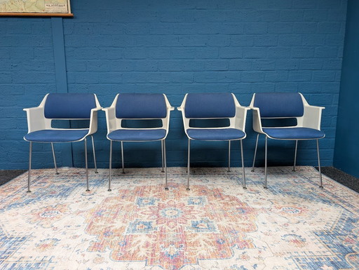 4X Gispen 2225 Bucket Chairs, Andre Cordemeyer, 1970s