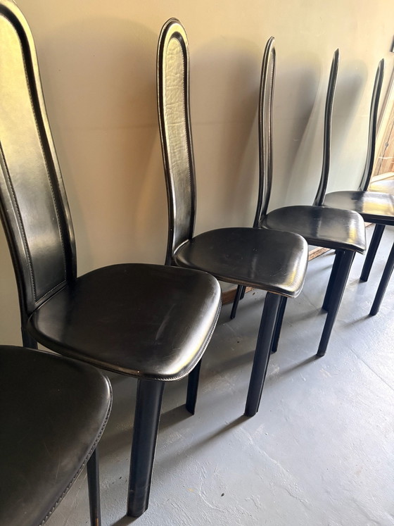 6 Cattelan Italia Sedie da pranzo – Pelle, Metallo (photo 3 of 7)