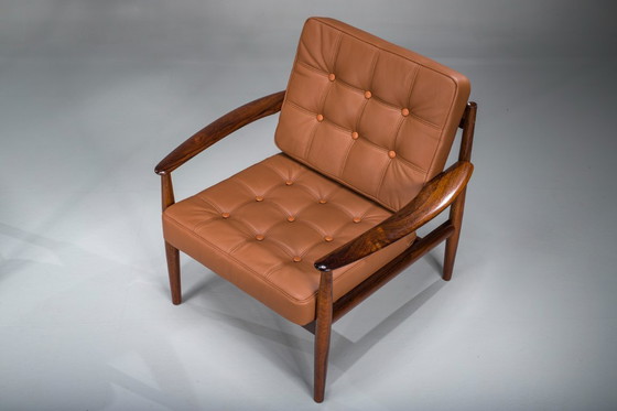 Image 1 of  Set armstoelen Model 118 in palissander van Grete Jalk voor France & Son, jaren 1960