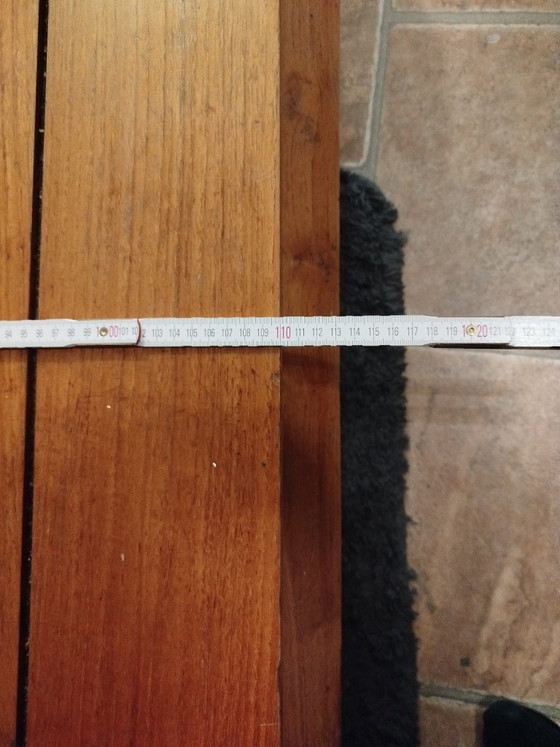 Image 1 of Jan de Bouvrie Design Opiumtisch Teak solid Aluminium“.