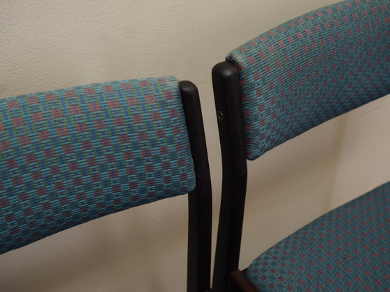 Image 1 of Drei Stühle aus Palisanderholz, dänisches Design, 1970er Jahre, hergestellt in Dänemark