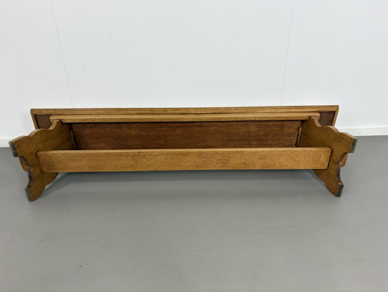 Image 1 of Banc en chêne vintage des années 1960