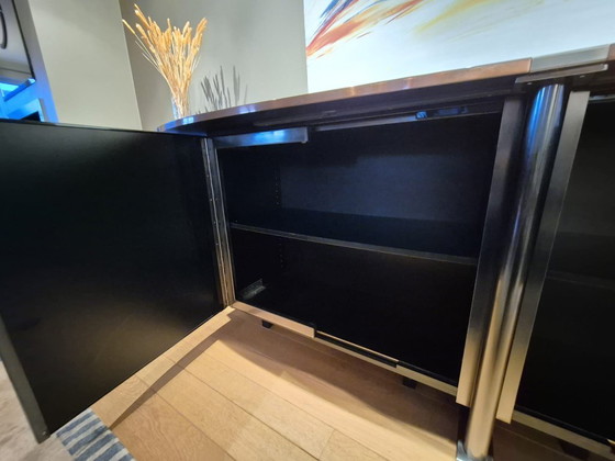 Image 1 of Exclusive Belgochrom design sideboard – top Belgian design