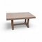 Vintage French Trestle Farmhouse Dining Table in Oak by Master Cabinetmakers Postaire, 1940s – eettafels
