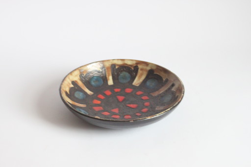 Vintage Ceramic Bowl, Perignem 1960s 1970s