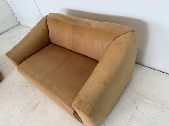 Image 1 of 2 x De Sede DS 47 Leather Sofa Couch Group Design Neck Desede