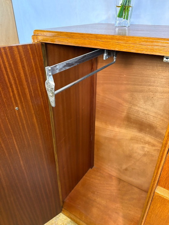 Image 1 of Mid-Century Retro Vintage Oak Compactum Gentleman’s Wardrobe by G Plan E. Gomme c.1950–1960    Gold Stamp • Space-Saving Design 