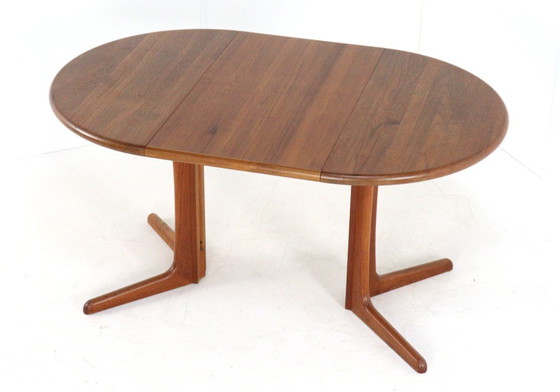 Image 1 of Mesa de comedor redonda compacta 1x extensible