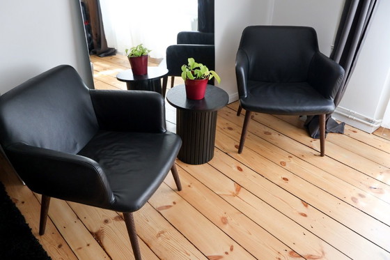 Image 1 of Leather Bolia C3 Armchairs