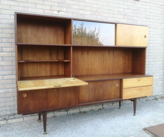Image 1 of vintage mid-century highboard sideboard '60s