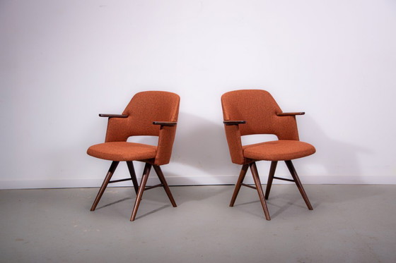 Image 1 of Sedie FT30 disegnate dal designer olandese Cees Braakman per Pastoe. Circa 1950