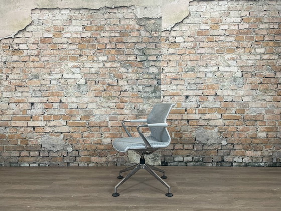 Vitra Unix Chair – White fabric | Antonio Citterio – Swivel chairs, Plastic, Textile (photo 3 of 15)