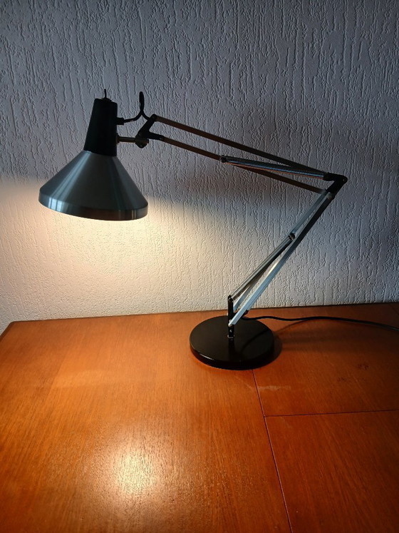 Architecten Bureaulamp T9, Hala Zeist - Vintage, Tafellampen, Metaal, Zilver (foto 2 van 9)