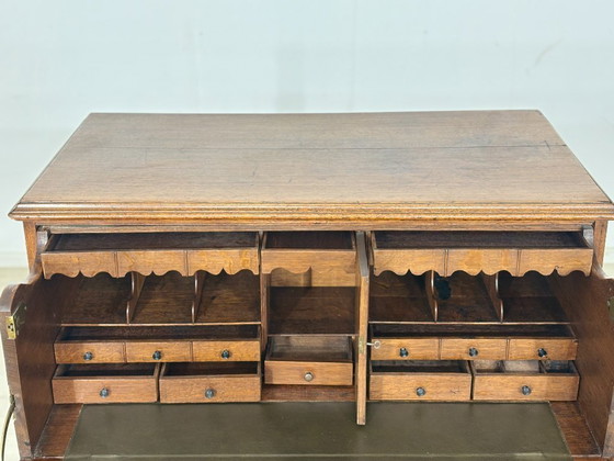 Image 1 of Mahagoni Sekretär / Kolonialstil Kommode / Schiffskommode – um 1900