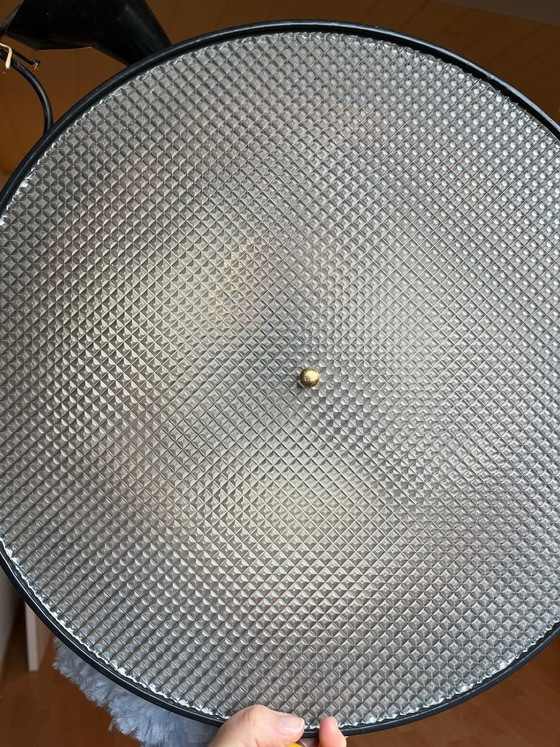 Image 1 of Pendelleuchte aus Glas, Messing, Acryl und Metall im Stil der Mitte des 20. Jahrhunderts von Schmahl & Schulz, 1960er Jahre