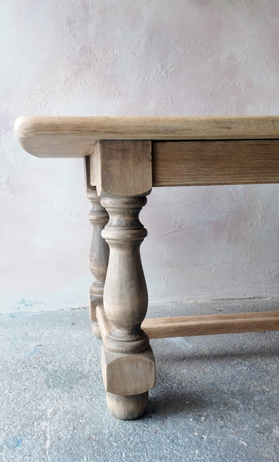 Antique solid oak farmhouse Coffee table – Wood (photo 9 of 16)