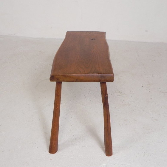 Image 1 of Vintage wooden tree trunk side table, 1960s
