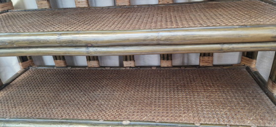 Image 1 of Mobili vintage in rattan per soggiorno