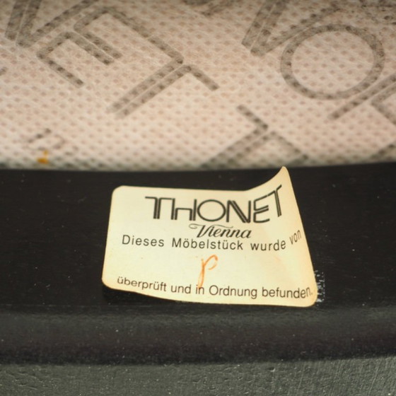 Image 1 of Poltrona nera con pelle turchese di Marcel Kammerer per Thonet