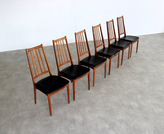 Image 1 of 6x vintage Danish dining chairs