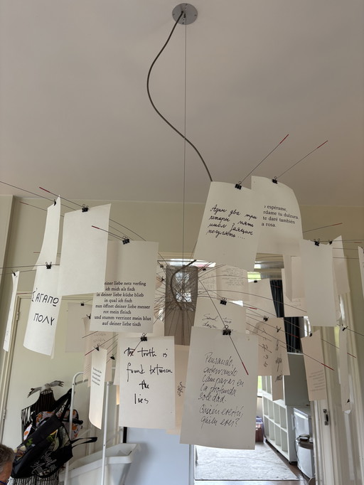 Ingo Maurer | ceiling lamp | design lamp | Zettel’z 5