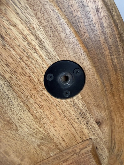 Tavolino MATER Bowl XL: Ø75 × H38 cm. – salontafels, Wood