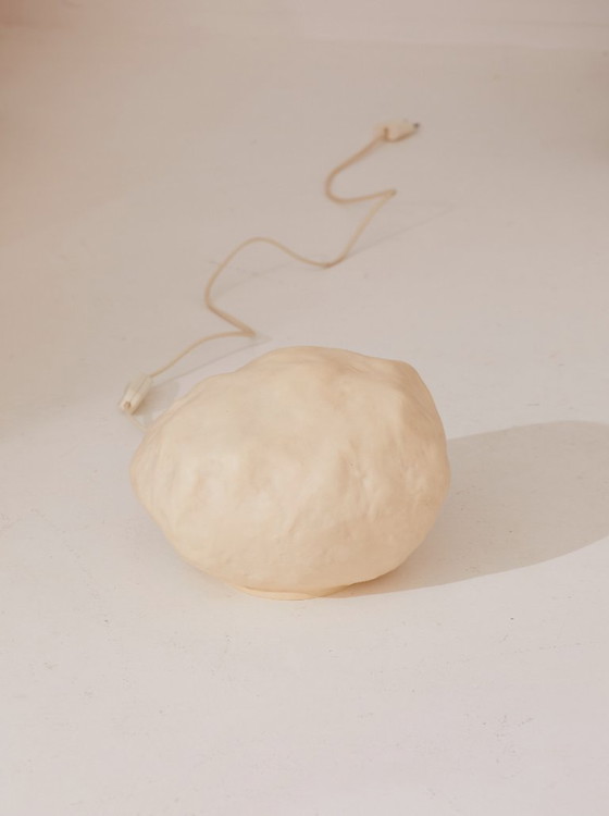 Image 1 of Lampada vintage in plastica Heico con ciottoli e pietre, circa 1980 dlg Cazenave