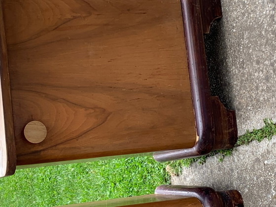 Art Deco Hungarian Nightstands, 1930s, Set of 2 (photo 5 of 6)