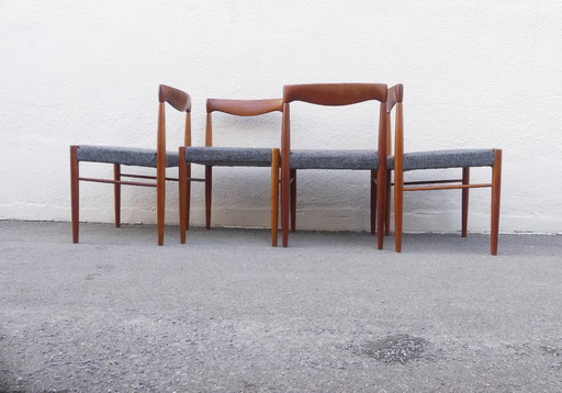4 sedie da pranzo Bramin H.W. Klein, teak