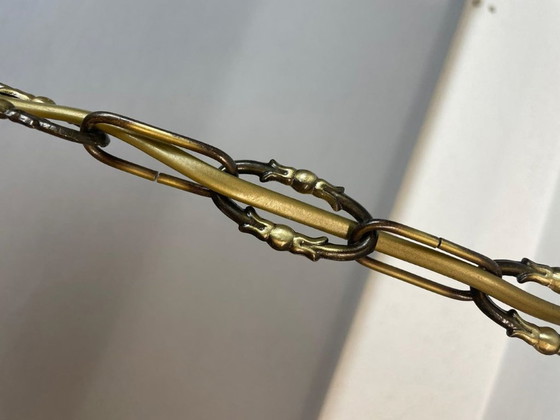 Image 1 of Lampada a sospensione a sfera gigante in vetro artistico di Murano rosso