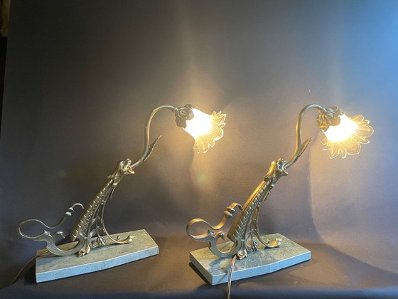 Image 1 of Coppie di lampade barocche