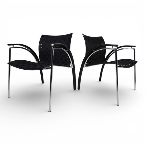 Image 1 of Ensemble de 2 fauteuils Thonet par Peter Maly, 1980