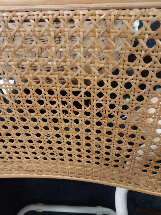 Image 1 of 4 x sillas cesca breuer blancas de estructura tubular