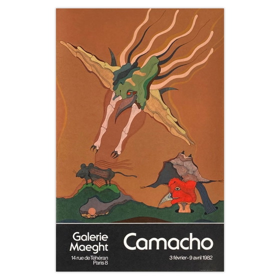 Image 1 of Jorge CAMACHO Expo 82 - Galerie Maeght Poster 1982