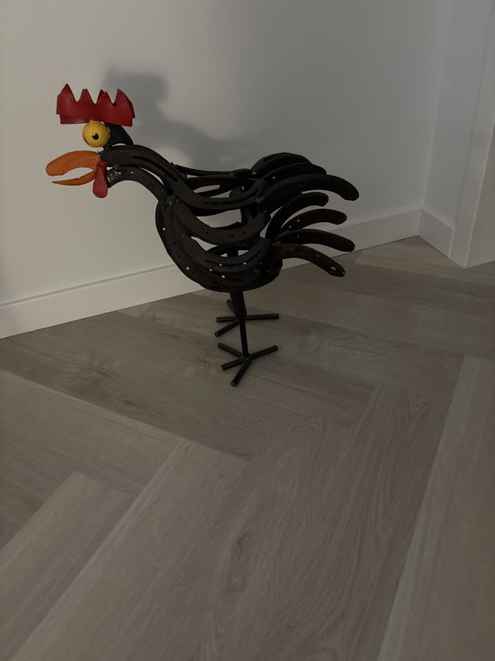 Art Object Rooster Jörg Ridderbusch – Decorative Objects, Metal (photo 2 of 11)
