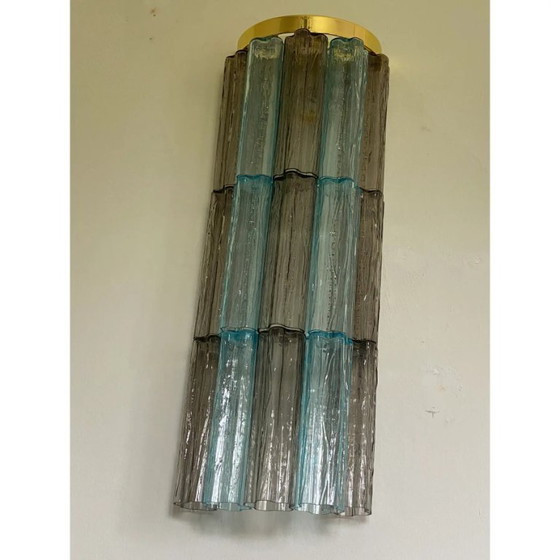 Image 1 of Lámpara de pared escultórica Tronchi de cristal de Murano – Hecha a mano en Italia