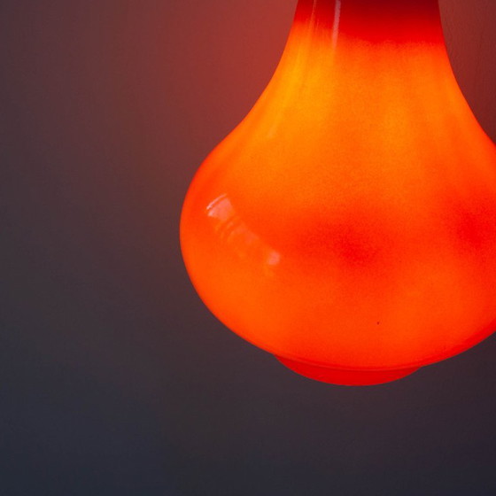 1960s Orange Glass Pendant – Pendant lamps (photo 10 of 14)