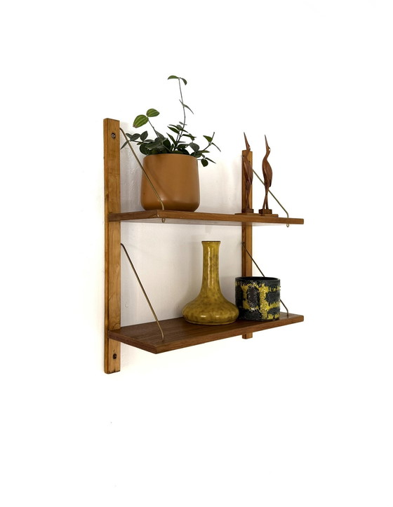 Image 1 of Vintage Danish wall rack '60