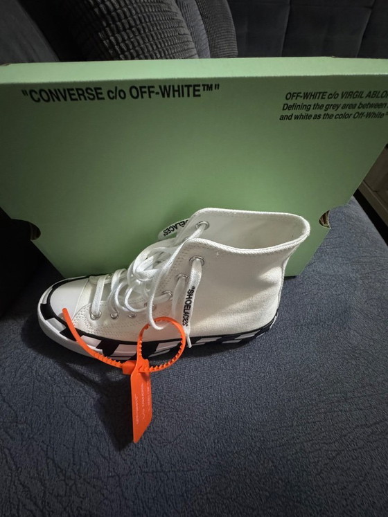 Image 1 of Converse x Off-White Chuck Taylor All-Star 70S Hi Sneaker