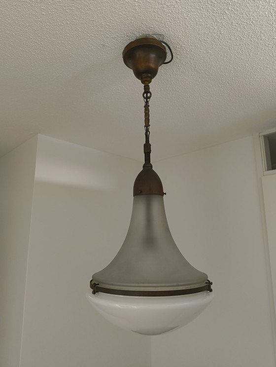 Image 1 of Lampe Siemens originale, conçue par Peter Behrens en 1908