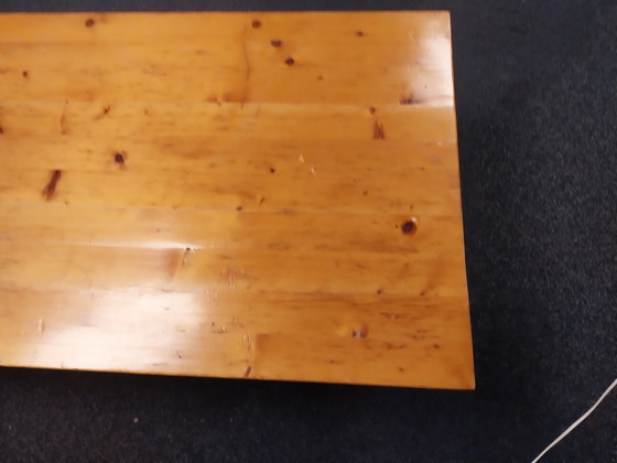 Image 1 of 1 x Scandinavian pine coffee table XXL, 2 meters long. 1970s