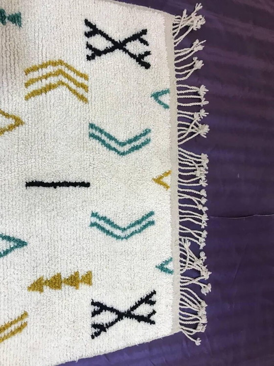 Custom-made, traditional, handcrafted Azilal Berber rug, 1.6 x 2.6 m – Aime Té, Rugs & carpets, Wool (photo 8 of 8)
